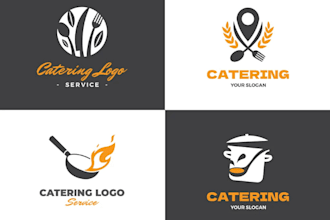 do restaurant,catchy BBQ,food,catering,juice bar logo
