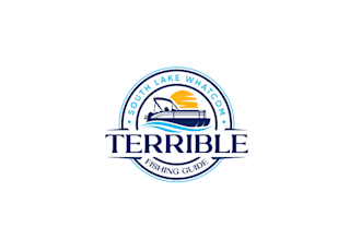 design greatest terrible fishing guide logo