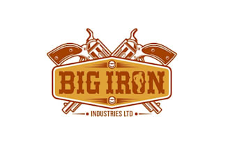 design big iron build logo