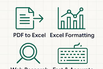 do something I am really good at data entry work