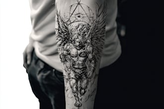 create custom and realism tattoo design