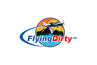 design innovative pilot scapes flying dirty logo