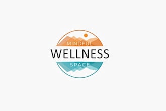 design mindful wellness space logo