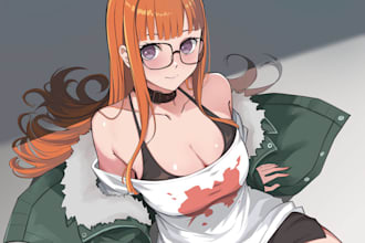 do bust up custom anime