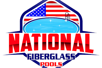 design luxury pool logo