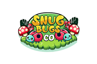 create graceful and fantastic ladybug logo design