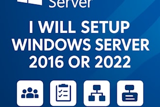 configure windows server 2016 2022 with ad, gpo, dns, ftp
