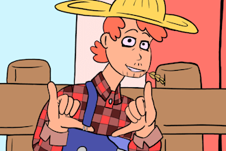 make you an edgy, humorous cartoon drawing or comic