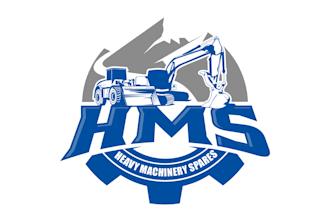 do modern custom machinery logo design