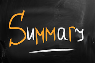 do research and summaries