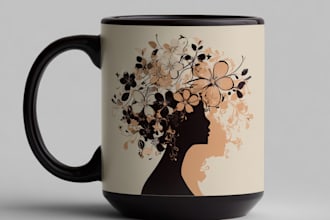 create a mug or coffee mug design