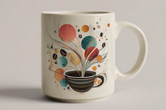 draw a mug or coffee mug design