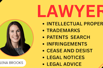 be intellectual property, trademark, patent and copyright infringement lawyer