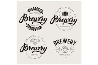 create amazing brewery hops logo with unlimited revisions