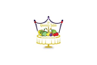 make spotless corporate vegan restaurant logo