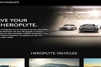 design an automotive website car dealer website automobile website design