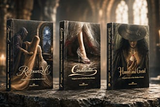 design a professional book cover for print or ebook