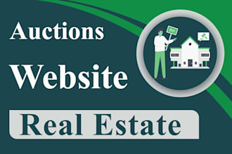 create custom real estate auction website