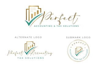 design consulting, finance, accounting, financial logo