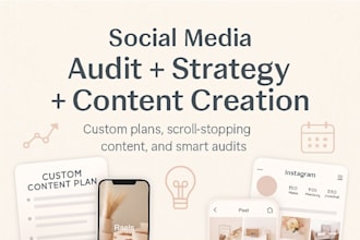 social media audit strategy content planner branding hashtag reels captions