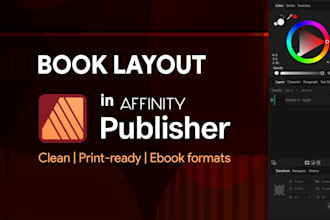 layout your book or ebook in affinity publisher