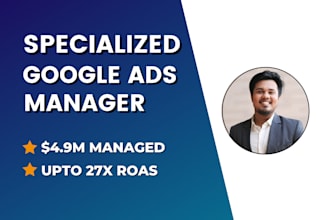 be your ROI driven ppc google ads manager