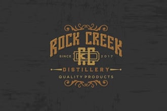create minimal the logo for a brand new distillery