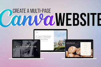 design your dream canva website no coding multi page