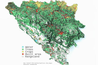 create 3d realistic gis maps and custom cartographic visualizations