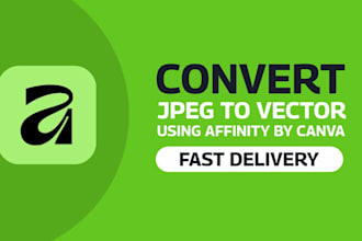 convert jpeg to vector using affinity by canva