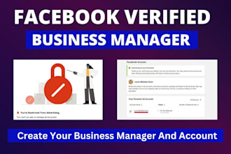 fix and setup facebook business manager and ads account fast