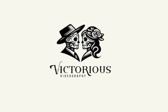 design wedding videography logo