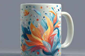 make amazing typography and custom coffee mug design