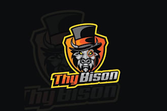 design high resolution thy bison rocket league logo
