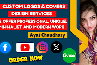 design awesome facebook logo, matching cover and thumbnails