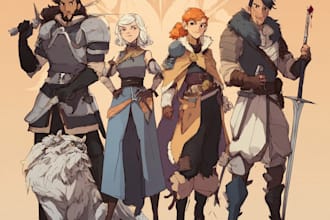 draw your dnd party