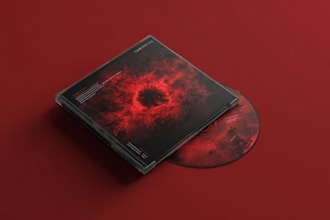 design an eye catching cd album cover for you