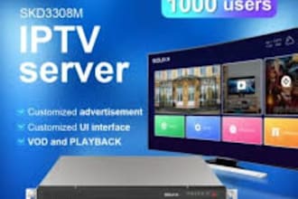 l build and configure iptv server with xtream UI xui one or ministra panel setup