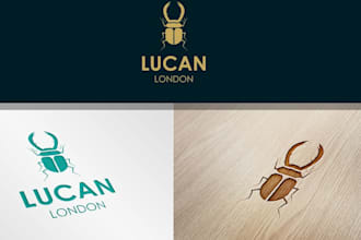 design minimalist luxury initial letter logo for your brand