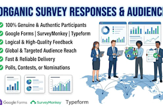get respondents for any online survey, google form poll, contest or nominations