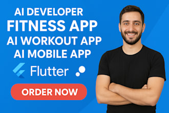 be ai developer fitness app ai workout app ai mobile app ai saas using flutter