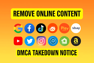 remove nagtive unwanted defaming false bad article mugshot google under dmca
