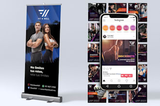 create professional and original social media banners