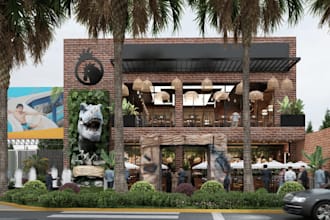 remodel 3d elevated club,tobacco lounge,liquor bar render,party venue,cgi hotel