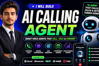 build ai calling agents, voice ai assistants and phone automation