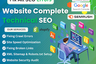 fix technical SEO issues and improve your website health