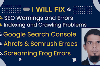 fix google, ahrefs, screaming frog, and semrush seo audit issues