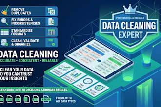 clean, format, merge, split, excel data