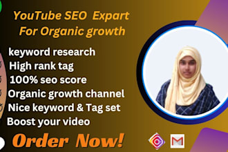 youtube channel SEO and organic video promotion