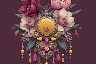 make jewelry design in hand sketchs
